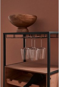 Шкаф за вино в естествен цвят брой бутилки 12, 51x91x30 cm Isaac – Yes Everyday