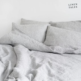 Черно-бяло спално бельо за двойно легло 200x200 cm - Linen Tales