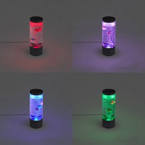 Тръба с балончета черна 30 см вкл. LED RGB - Sealife
