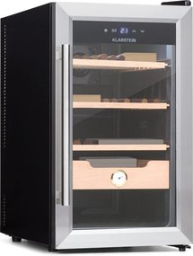 Klarstein El Presidente 48, Хумидор за пури, 48L ,  3 чекмеджета, 1 чекмедже от кедрово дърво