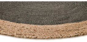 Кръгъл килим в сиво-натурален цвят ø 90 cm Mahon - Universal