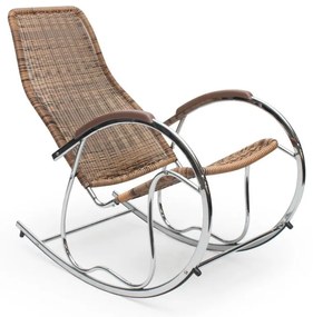 Люлеещ се стол GRACEA, кафяв