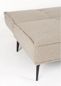 Бежов сгъваем диван от букле 184 cm Cielke – White Label