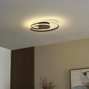 Дизайнерска таванна лампа дърво вкл. LED 3-степенно димиране - Rowan