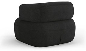 Черно кресло от плат букле Jenny – Micadoni Home