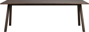 Сгъваема трапезна маса от масивен дъб 95x220 cm Clapperton – Rowico