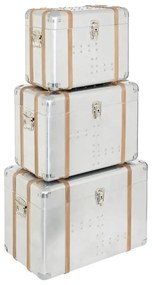 Декоративни кутии atmosphera Sky, Алуминии, 3 бр