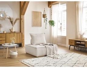 Бяло шенилово кресло Elisa – Bobochic Paris