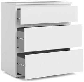 Бял нисък скрин 77x84 cm Nova – Tvilum