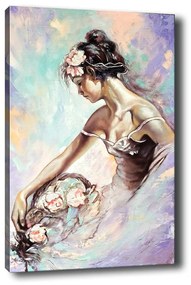 Картина "Танцьорка", 40 x 60 cm Flower Basket - Tablo Center