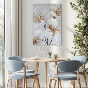 Картина с ръчно изрисувани елементи 70x100 cm Petal Glow – Styler