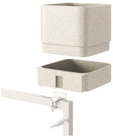 Пластмасови стенни/висящи кашпи в комплект от4 бр. за билки Cubiko – Umbra