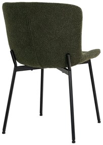 Тъмнозелени трапезни столове в комплект от 2 броя Maceda - House Nordic