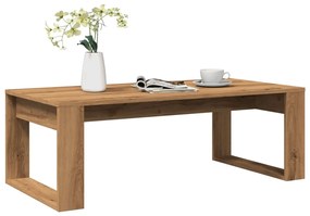 856681 vidaXL Кафе маса, дъб артизан, 102x50x35 см, инженерно дърво