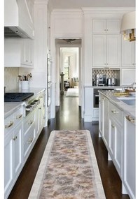 Бежова пътека подходяща за пране 58x240 cm Blooming – Oyo Concept