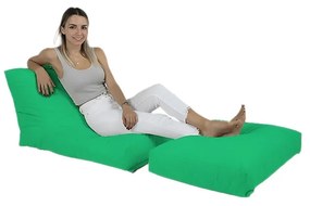 Градински пуф Siesta Sofa Bed Pouf, цвят Зелен