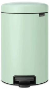 Кош за боклук с педал Brabantia NewIcon 1008843, 12 л, Плавно затваряне, Противоплъзгаща основа, Светлозелен