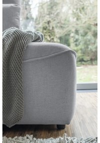 Светлосив ъглов разтегателен диван (U-образен) Homely Tommy - Miuform