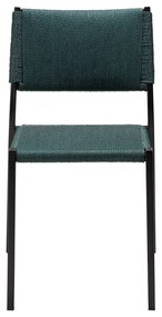 Тюркоазен стол за хранене Loop - DAN-FORM Denmark