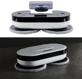 Робот за миене на подове Everybot EDGE 2 RS350, 27W, 210 мл, Мокро/сухо, Автономност до 200 мин, 7 режима, Сензор против падане/блъскане, Бял