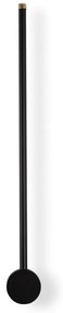 Черна LED стенна лампа ø 7 cm Sword – Opviq lights