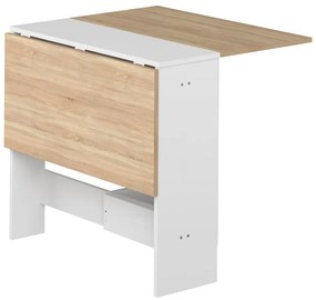 Сгъваема маса за хранене с плот от дъб 76x28 cm Papillon - TemaHome