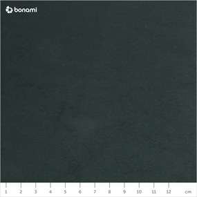 Тъмнозелено кадифено столче за крака Shel - Ghado