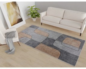Сив миещ се килим, 80x150 cm - Vitaus