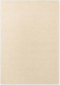 Бежов ръчно изработен вълнен килим 160x230 cm Puristic Knots – Elle Decoration