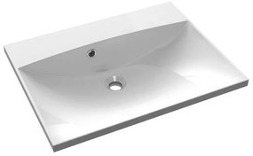 Бяла мивка от отлят мрамор 60x46 cm Maria – Sapho