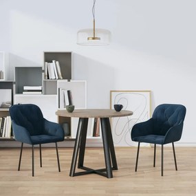 Sonata H Трапезни столове, 2 бр, сини, кадифе