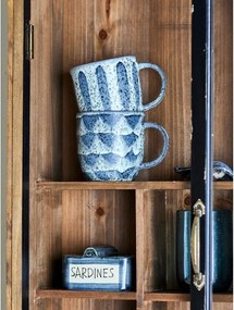 Черна висяща витрина от масивна ела 50x80x14 cm Hazem – Bloomingville