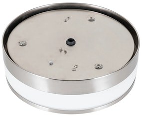 Модерна външна таванна лампа стомана 28 см IP44 - Flavi