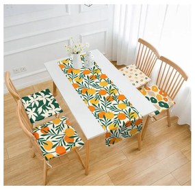 Комплект възгалвници за сядане и тишлайфер 5 бр. Orange – Mila Home