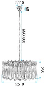 Лампа APP1718-CP GOLD