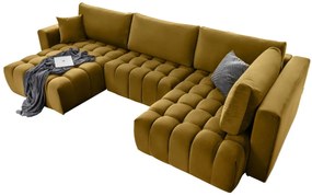 Ъглов диван Bonita-Mustard-Left