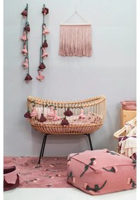 Розов детски пуф English Garden – Lorena Canals