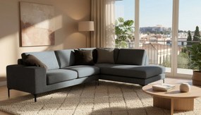 Ъгъл диван Senso-Left-270φ 200β cm.-Gray