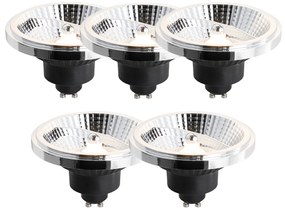 Комплект от 5 димируеми GU10 LED крушки 111мм 10.5W 770 lm 2700K