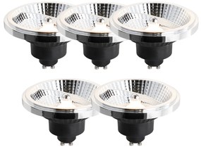 Комплект от 5 GU10 Димируема LED крушка 111mm 10.5W 770lm 2700K