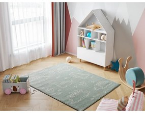Светлозелен детски килим 120x170 cm Beats - Universal