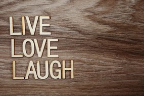 Тапет – Със слова - Live Love Laugh