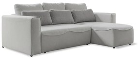 Кремав ъглов разтегателен диван (променлив) Homely Tommy - Miuform