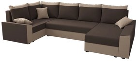 Разтегателен диван в П-образна форма  PAULIN, 307x90x161, rainbow 41/rainbow 05,ляв