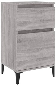 819720 vidaXL Нощно шкафче, сив сонома, 40x35x70 см