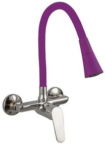 Смесител за кухня LINNI PURPLE MATT ICF 5108152P 7789, месингов, лилав мат, 47x17.5х28.3см