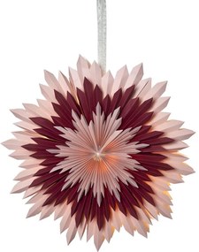 Розова коледна украса , ø 60 cm Ice - Star Trading