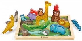 Образователен дървен пъзел, Hape, Царството на животните