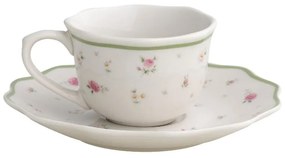 Бели порцеланови чаши в комплект 2 бр. за еспресо 90 ml Nonna Rosa – Brandani
