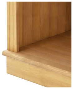 Библиотека от масивен бор в естествен цвят 74x223x37 cm Anita – Støraa